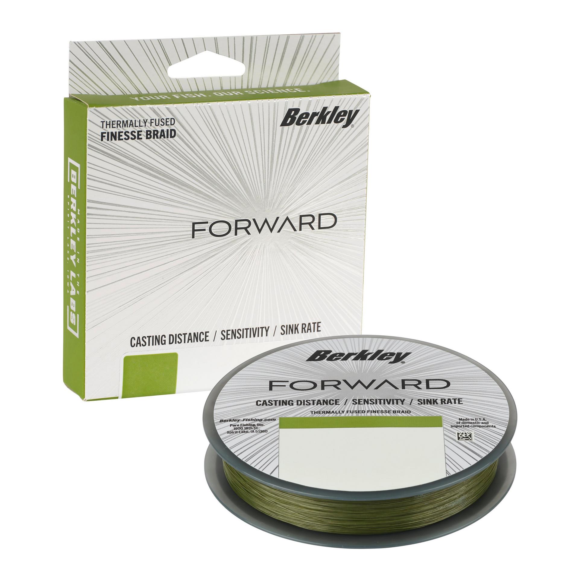 Berkley Forward Finesse Braid manufacturer product-family package; not a strength-specific or historical label