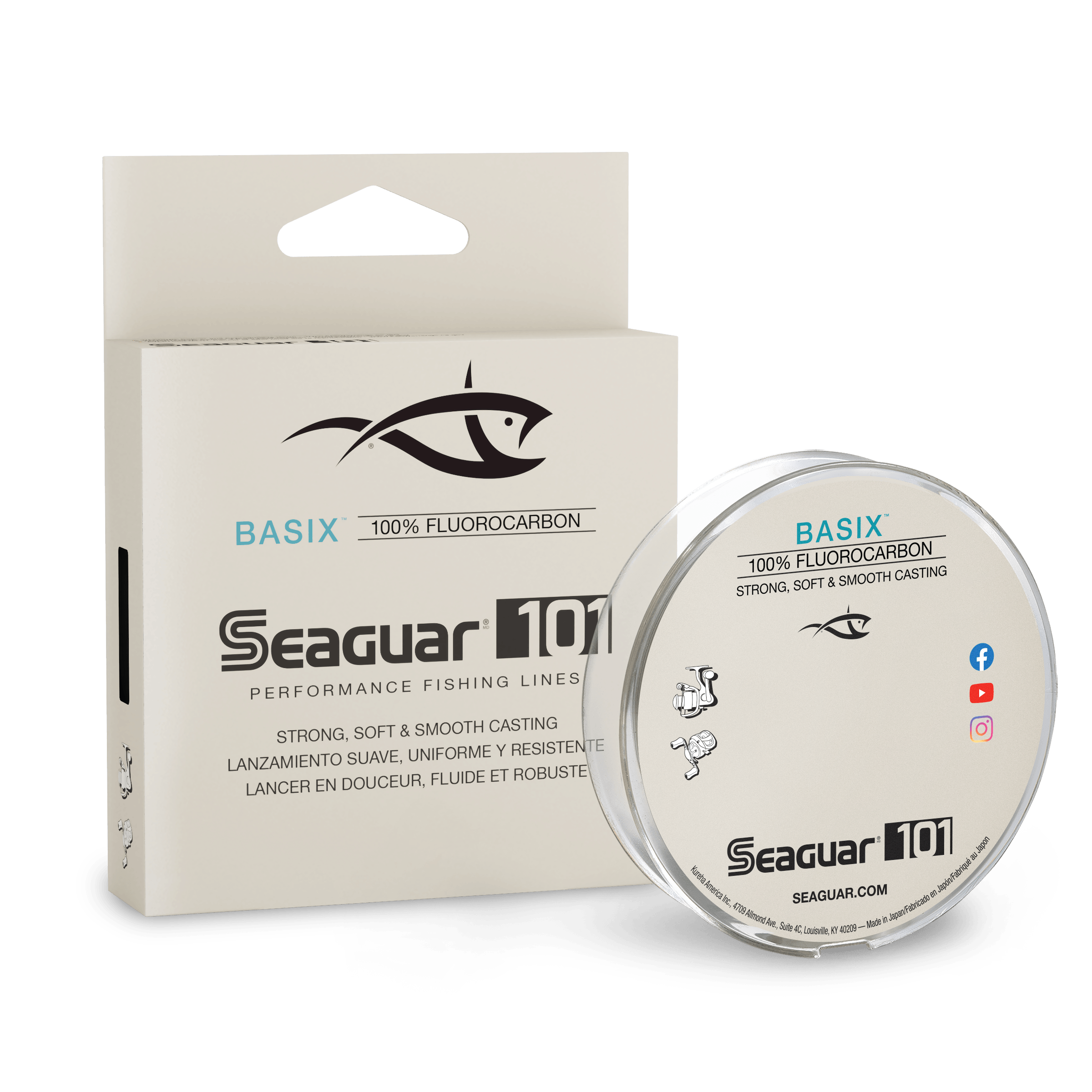 Official Seaguar Basix product packaging
