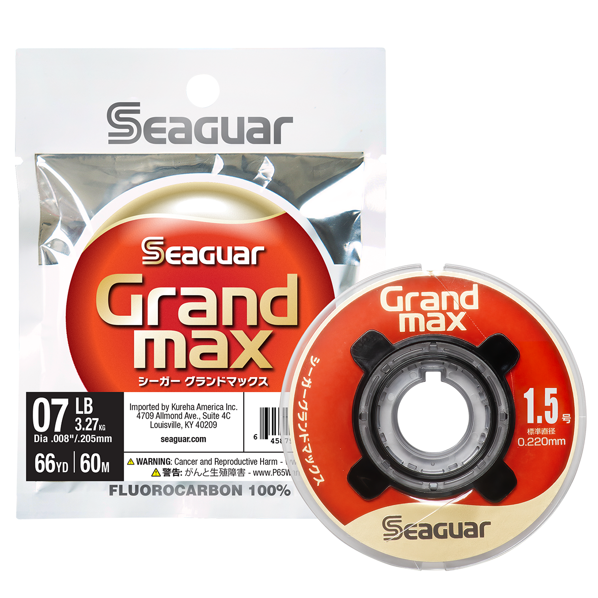 Official Seaguar JDM Grand Max representative package and spool illustration