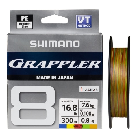 Official Shimano Grappler 8 product packaging