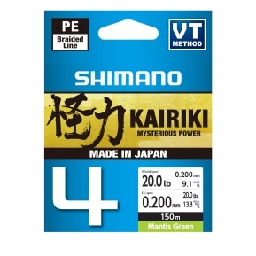 Official Shimano Kairiki 4 product packaging