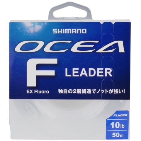 Official Shimano Ocea EX Fluorocarbon Leader product packaging