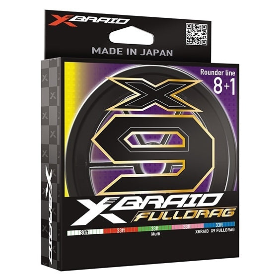 Official XBraid X9 Fulldrag product packaging