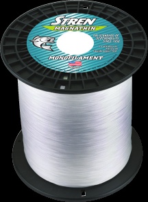 Original 2016 manufacturer artwork of a Stren MagnaThin service spool; chart covers filler spools