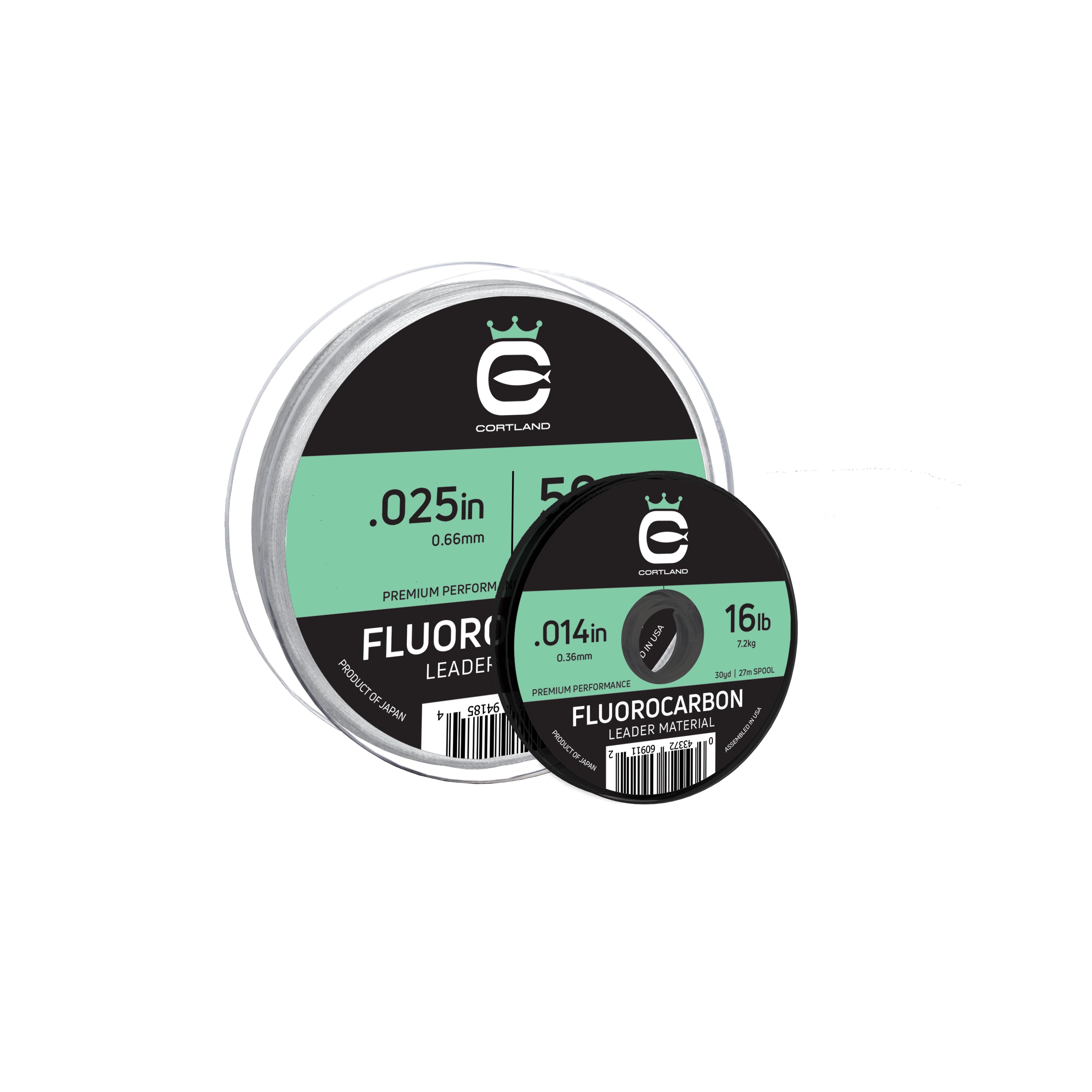 Cortland Fluorocarbon Leader actual manufacturer package