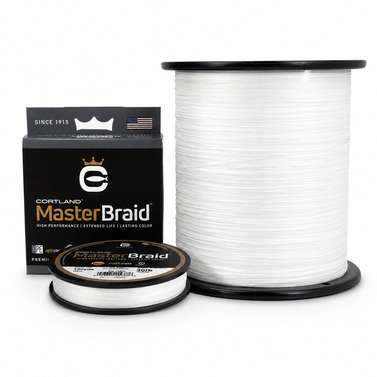Cortland Master Braid actual manufacturer product package