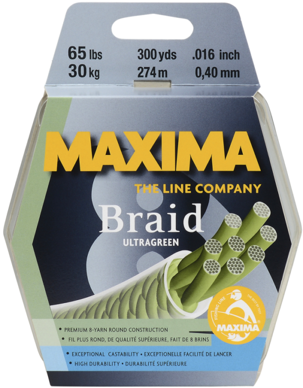 Maxima Braid 8 actual manufacturer product package