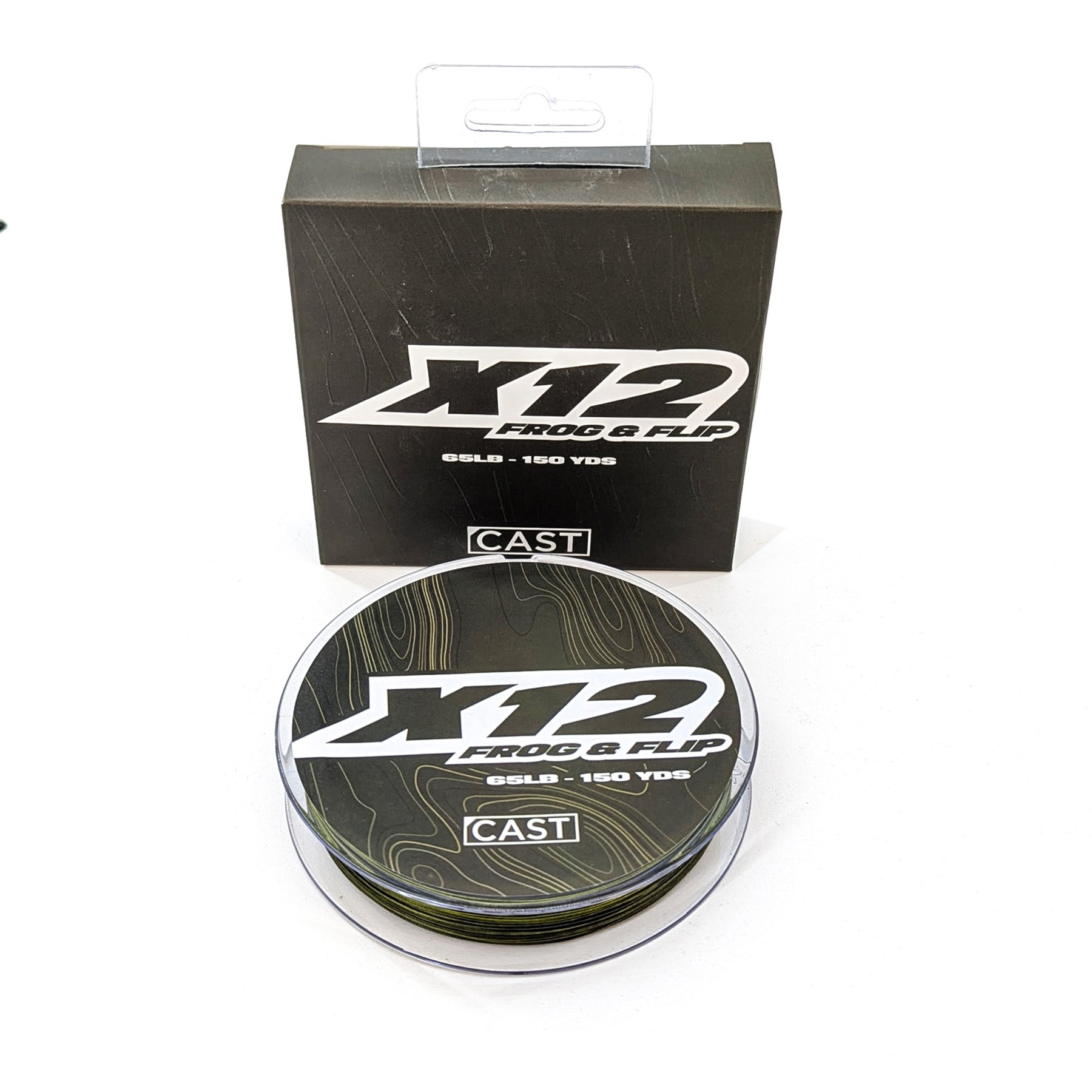 CAST Fishing Co. X12 Frog & Flip Braid manufacturer product package