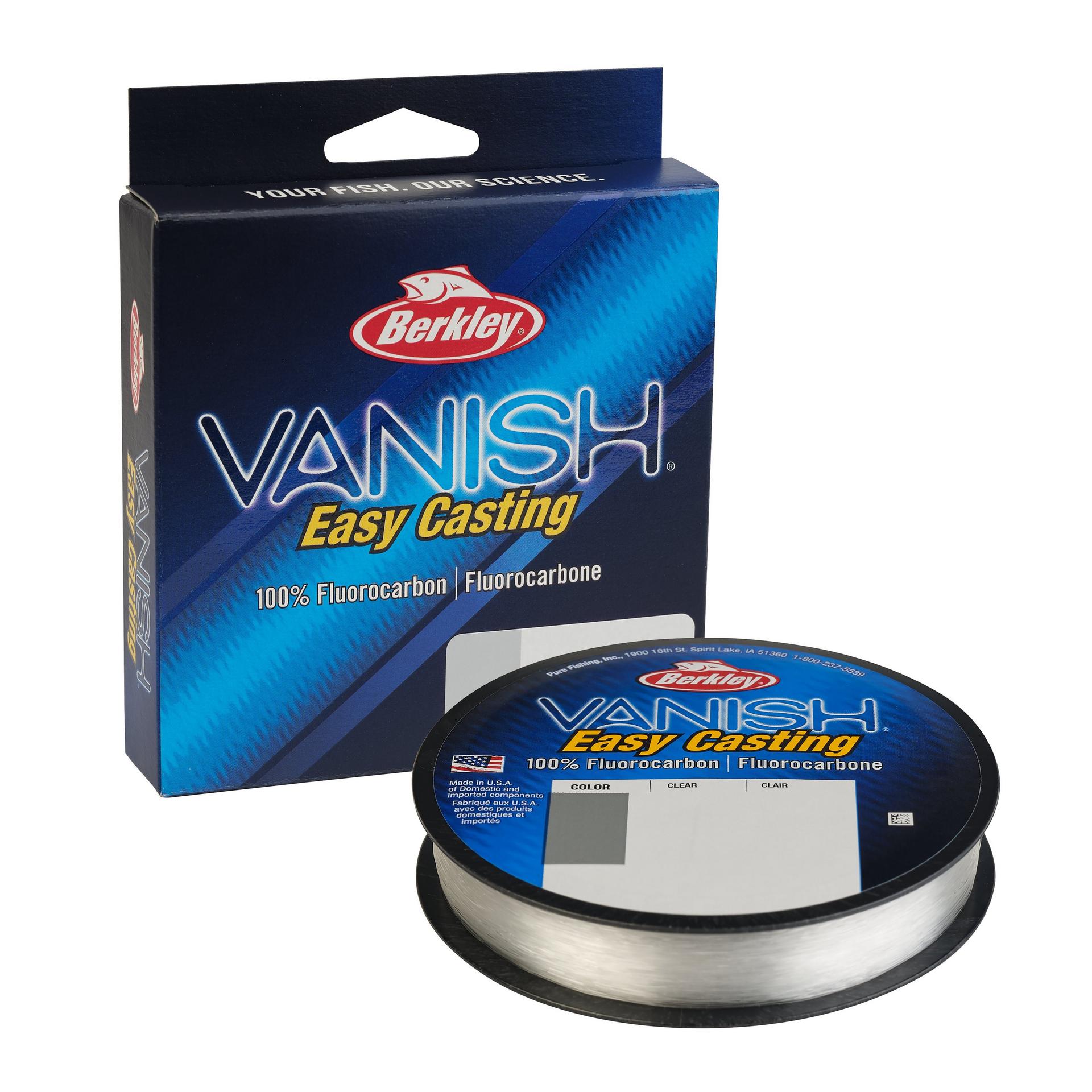 Berkley Vanish manufacturer product package