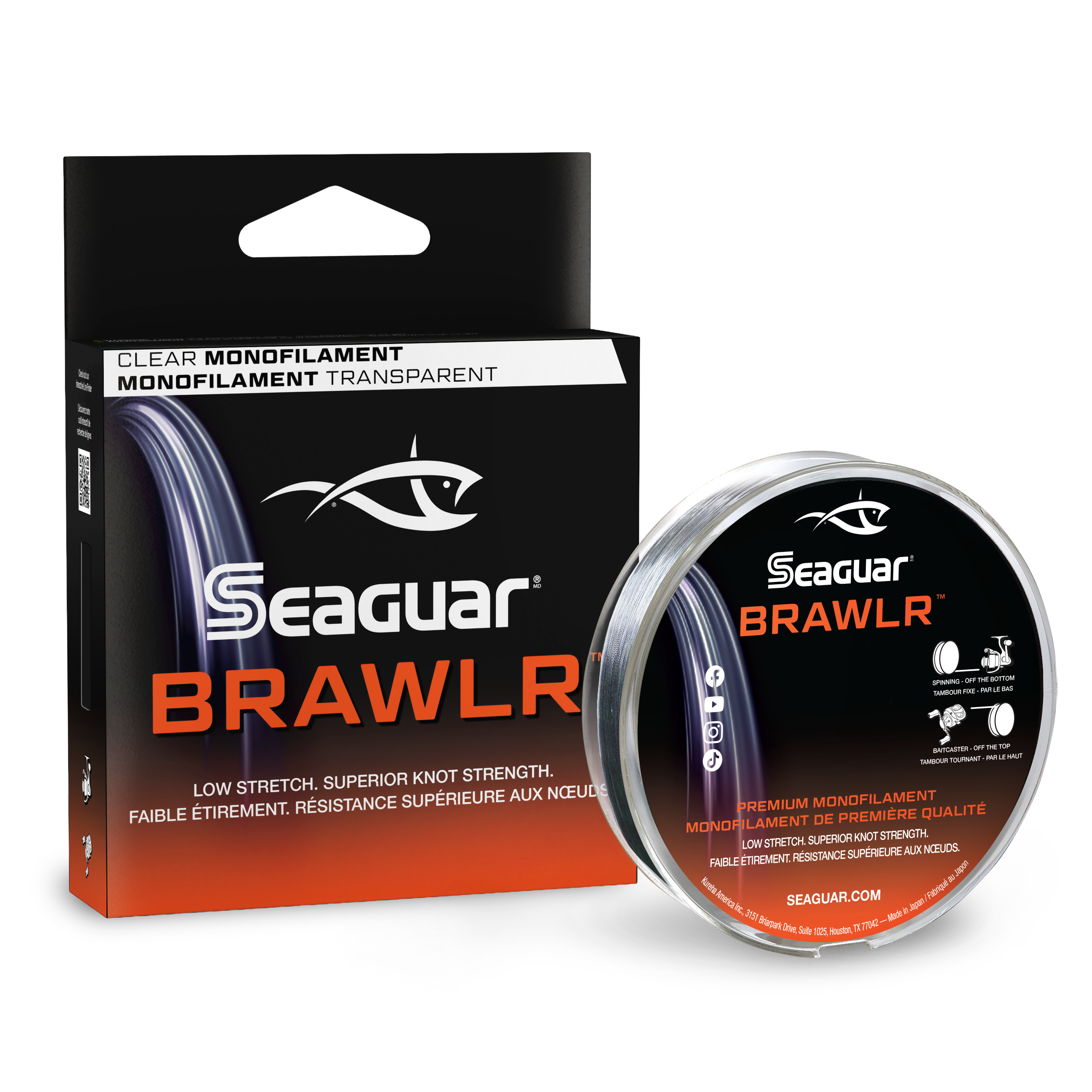 Seaguar BRAWLR monofilament retail package