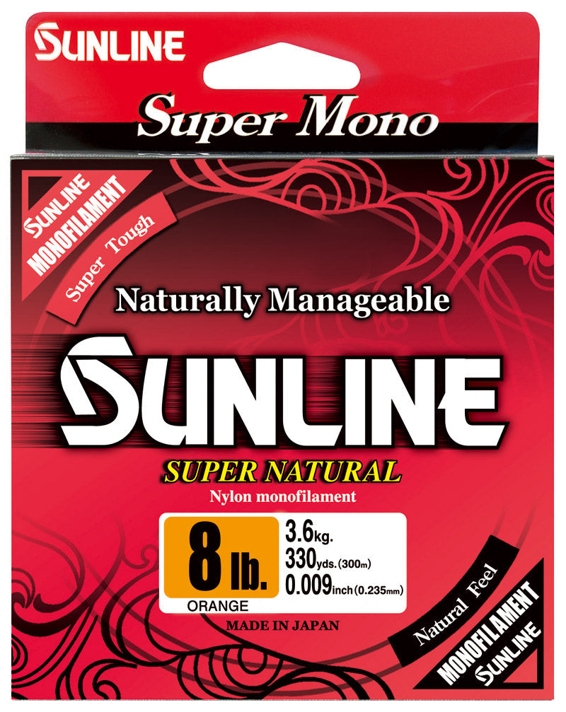 Sunline Super Natural Mono monofilament manufacturer product package