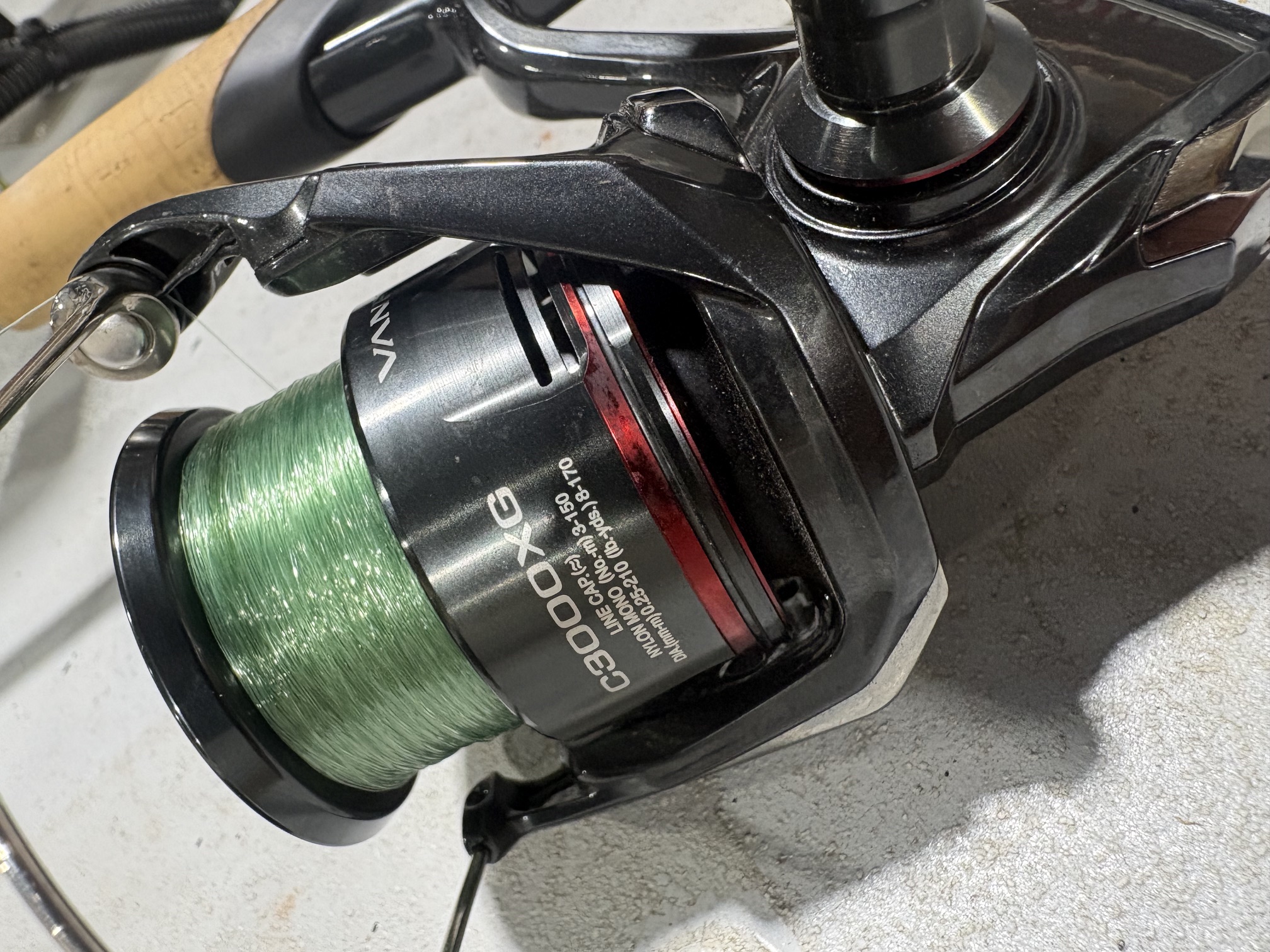 Shimano Vanford C3000XG Re-Spool Test: 10 lb Fluorocarbon