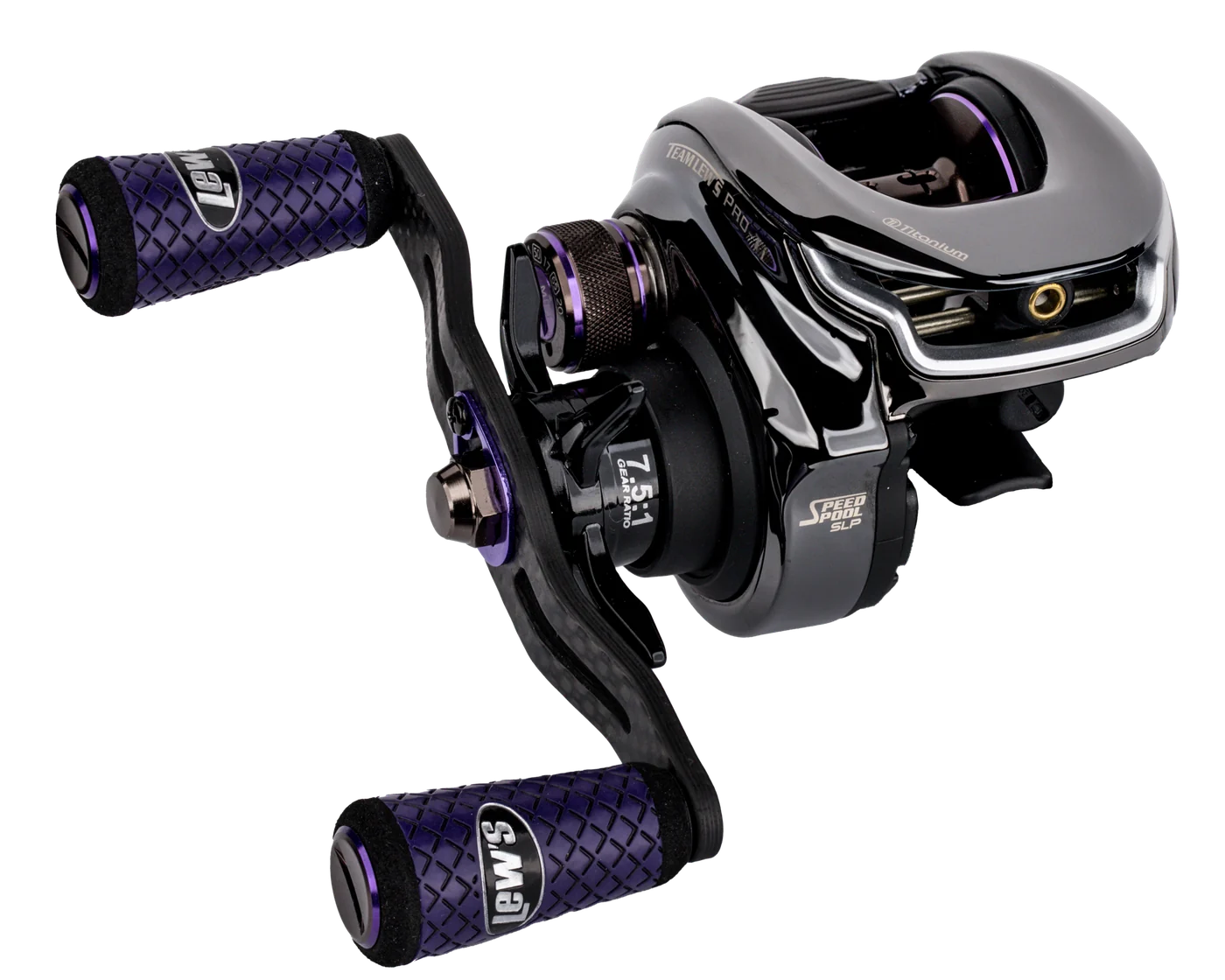 Lew's Team Lew's Pro-Ti Baitcast Reel PT1SHG2 - RH - 7.5:1 baitcasting reel